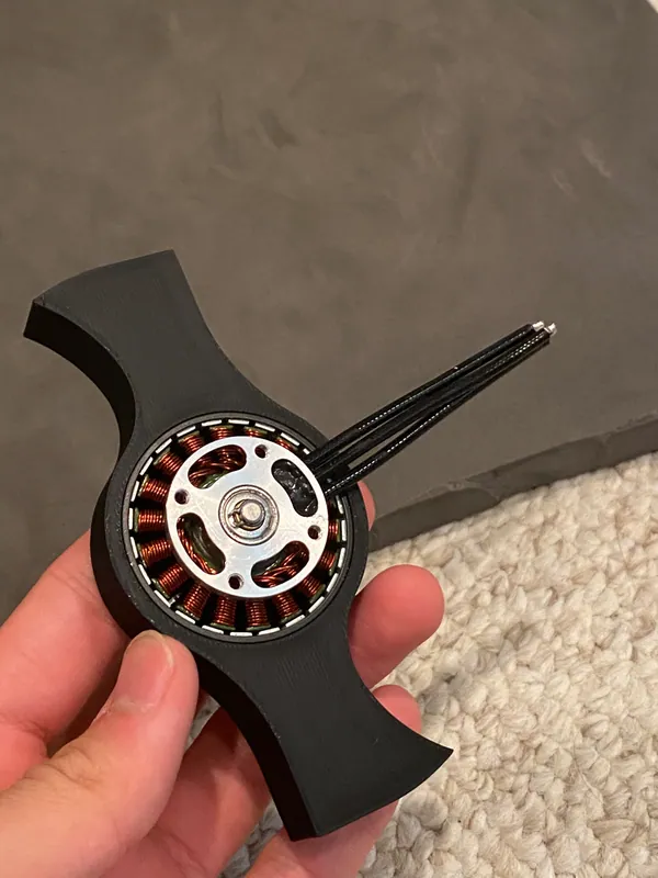 The first blade on the V4006, seen from the stator side