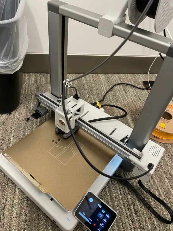 4:21 a.m. Saturday: printing parts
