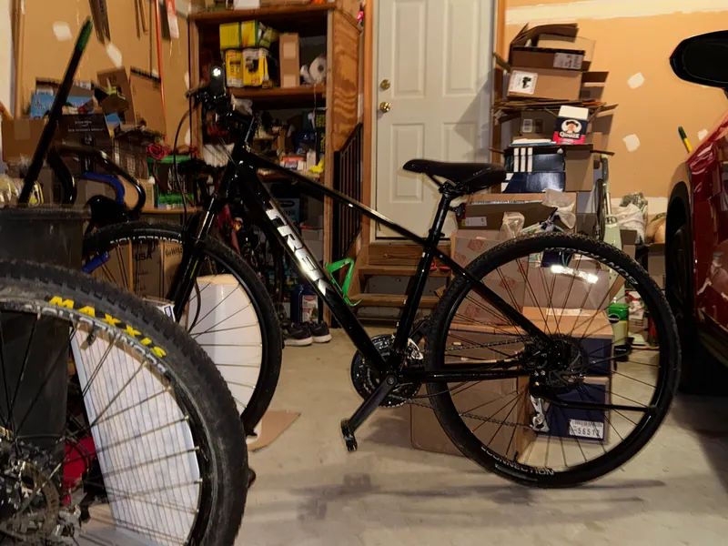 The stock bike before the conversion