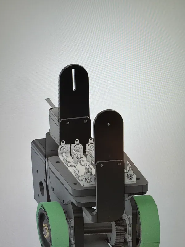 The sight in my CAD: two slotted plates