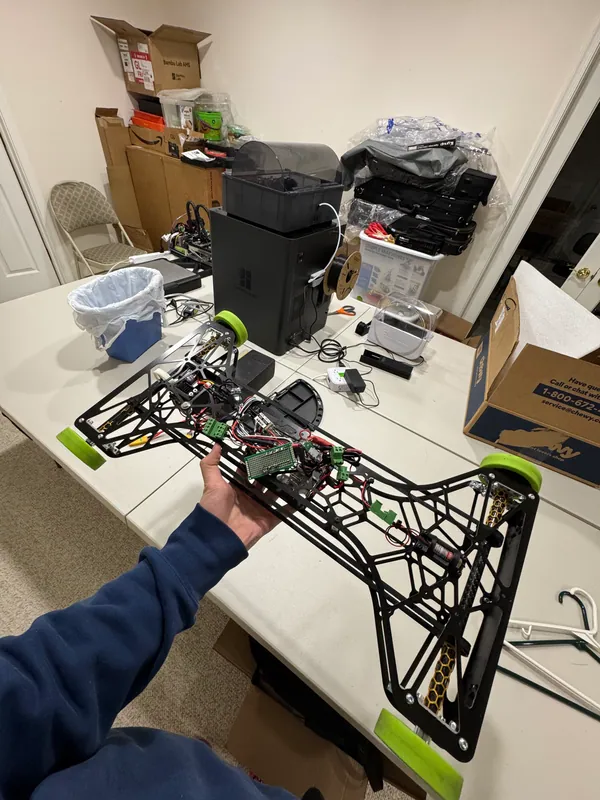 My 2024-25 car, built for speed, on January 6
