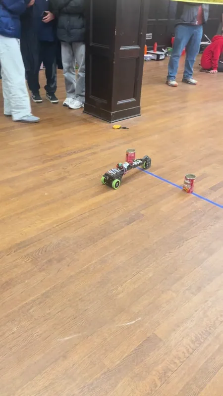 Version 2 at the can line during a competition run