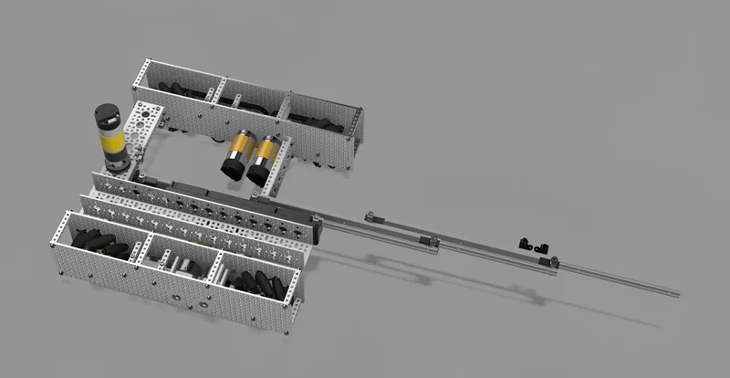 Five days after the first CAD: one slide inside the chassis