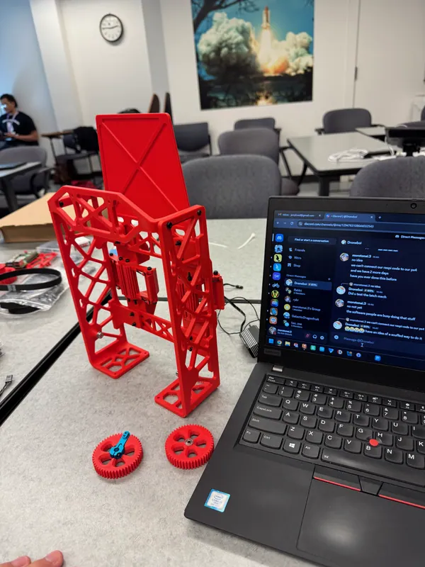 Jul 30: the first printed truss side frames