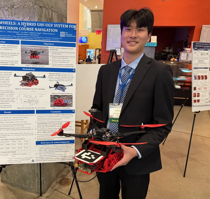 Me with the docked pair at our poster, IEEE MIT URTC, Oct 12