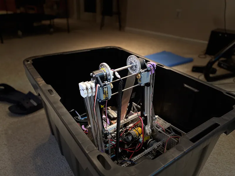 Aug 29, 2023: packed in a tote, with the arm drive on top of the towers