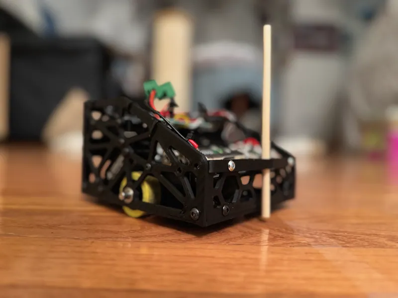 Version 2 with its dowel at the front