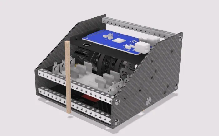 My render of version 1 from above: the Arduino Mega deck