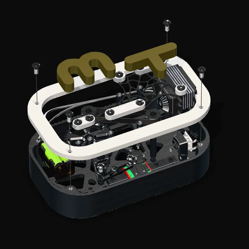 My CAD, from the angle of the print