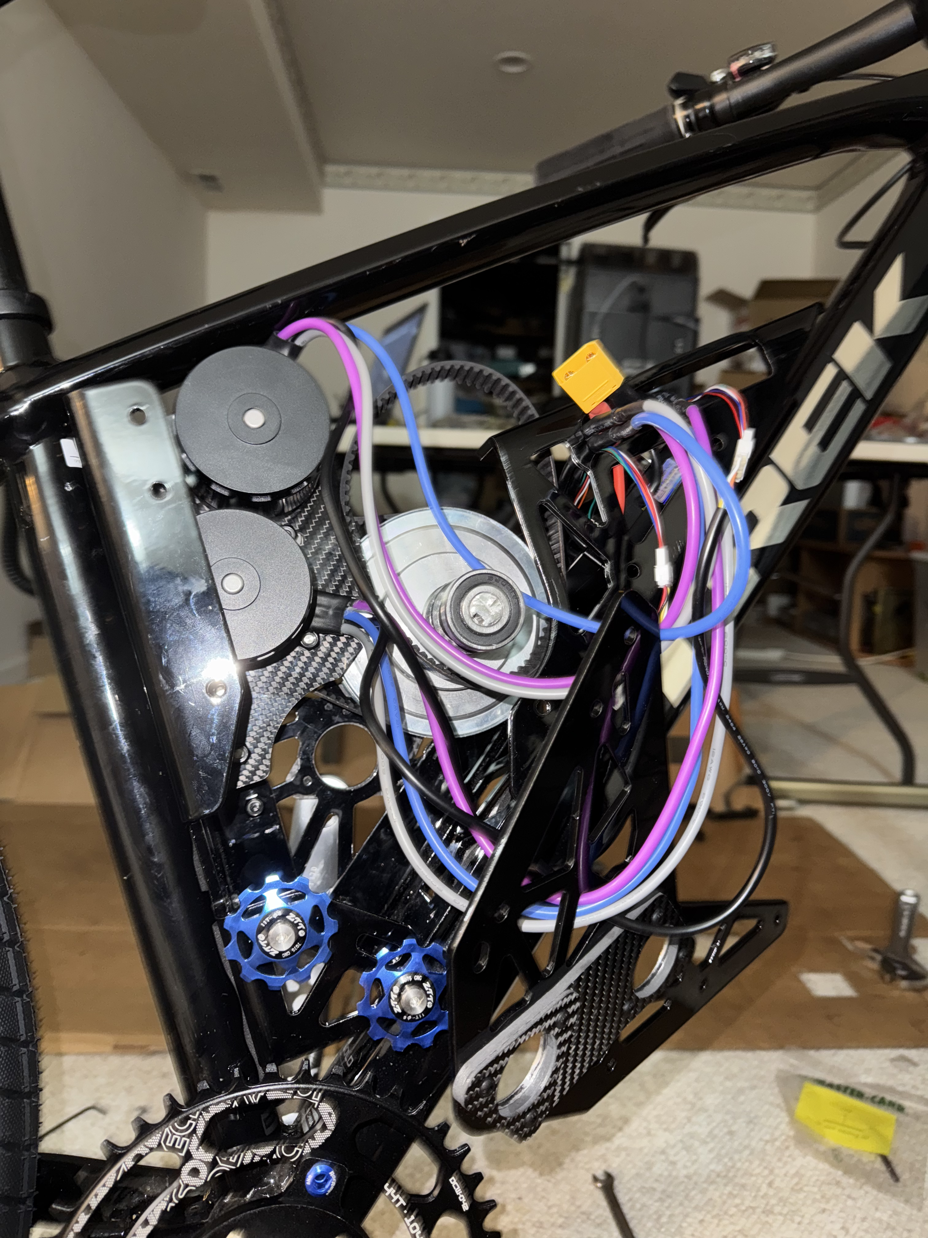 E-bike mid-build progress