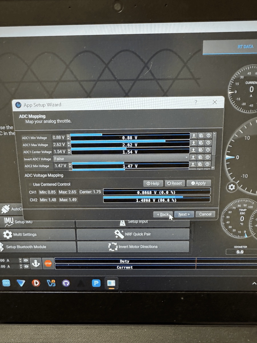 Configuring VESC for e-bike